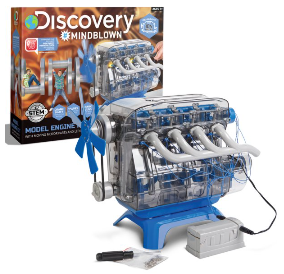 Motor a combustión armable de juguete Discovery