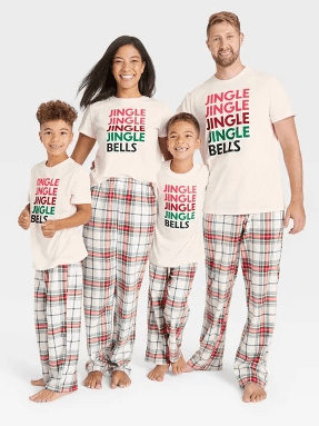 Pantalones de pijama blancos con estampado a cuadros Wondershop