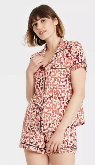 Pijama-de-dama-con estampado Animal Print Stars Above