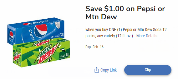 Cupón de bebidas gaseosas en Kroger