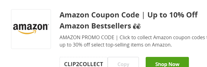 Cupón para de los más vendidos amazon