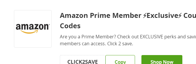 Cupón para miembros prime de Amazon