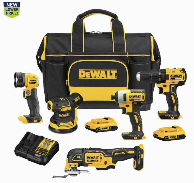 Juego de herramientas eléctricas e inalámbricas Dewalt