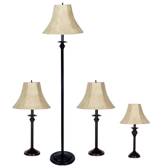 Lámpara de 4 piezas Better Homes Gardens