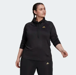 Sudadera deportiva manga larga plus size para dama Adidas