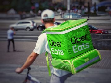 Repartidor de Uber Eats