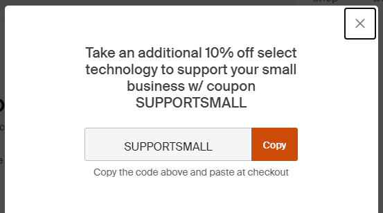 10 por ciento de descuento en Dell en Honey