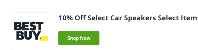 10% de descuento en parlantes para autos en Best Buy