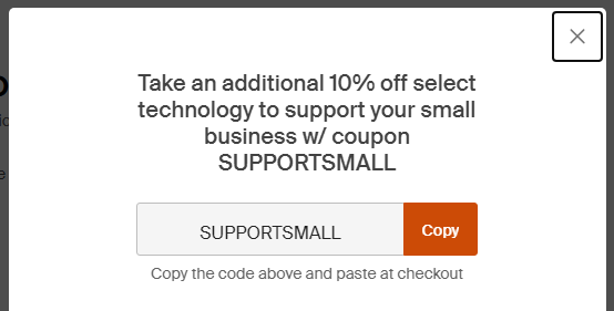 10% de descuento para emprendedores Dell