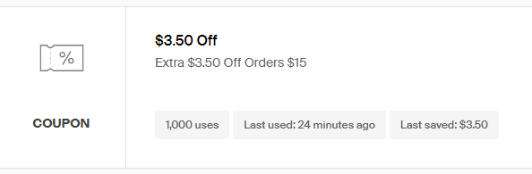 Descuento de 3.50 por compra de 15 dolares en Ulta Beauty