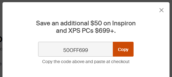 Descuento de 50 dólares en computadoras Dell en Honey