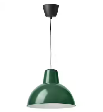 Lámpara con forma de campana verde de Skurup