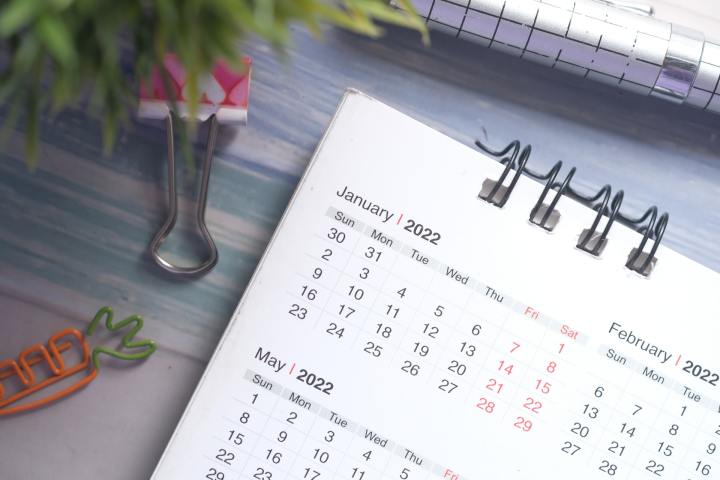 Calendario 2022