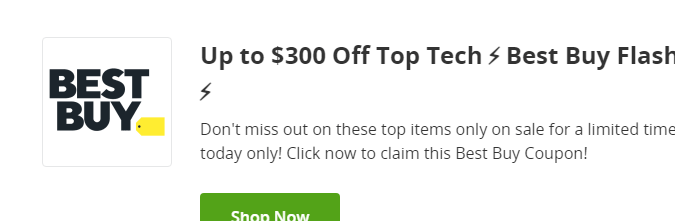 $300 de descuento en Best Buy