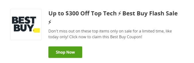 $300 de descuento en Best Buy