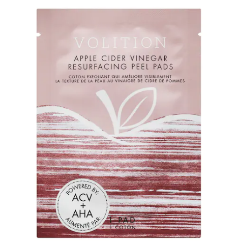 Almohadillas exfoliantes de vinagre de manzana Volition Beaut