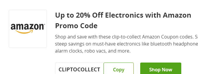 Cupón de 20 de descuento en artículos electróicos en Amazon de Groupon