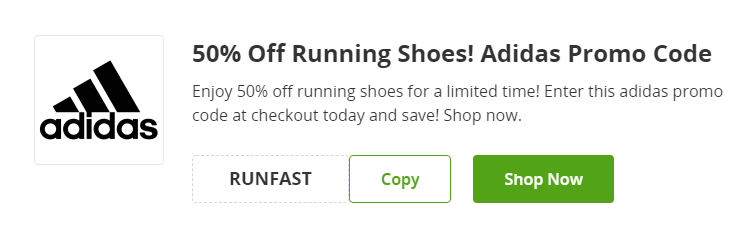 Cupón de 50 de descuento en zapatos de correr Adidas en Groupon