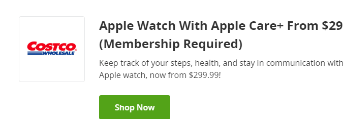 Cupón de descuento para Apple Watch en Costco