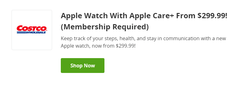 Cupón de descuento para Apple Watch en Costco