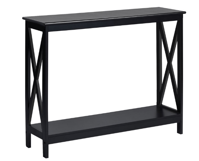 Mesa de 2 niveles decorativa Costway