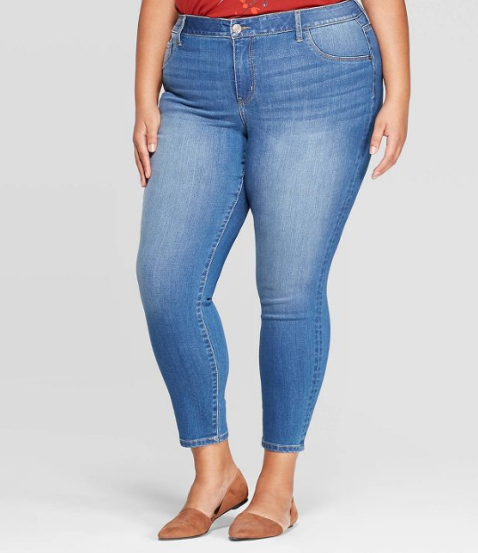 Pantalon de jean de talla plus size Ava & Viv