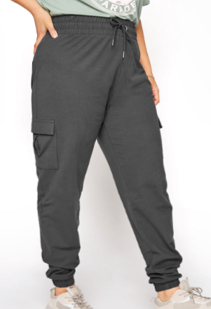 pantalón deportivo plus size negro