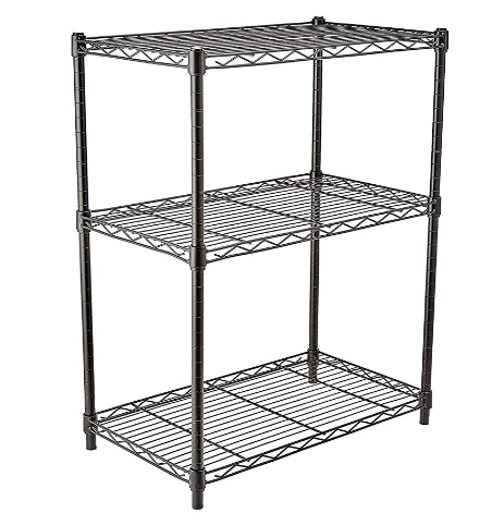 Repisa de 3 niveles de alta resistencia Amazon Basics
