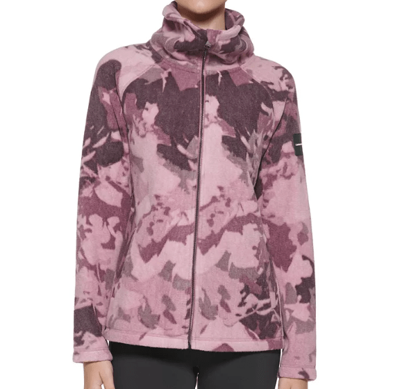 Suéter deportivo con cierre central Calvin Klein