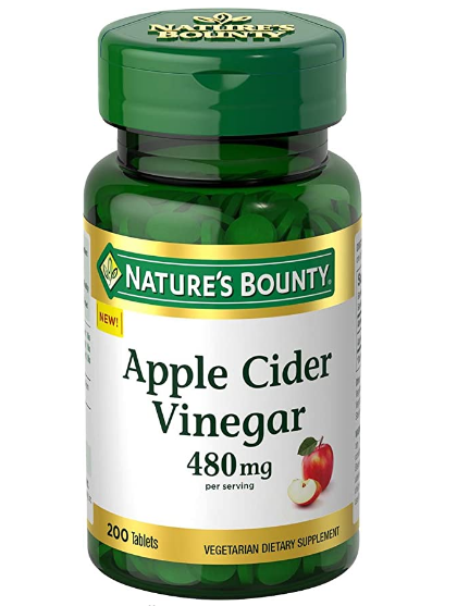 Suplemento de vinagre de manzana Natures Bounty