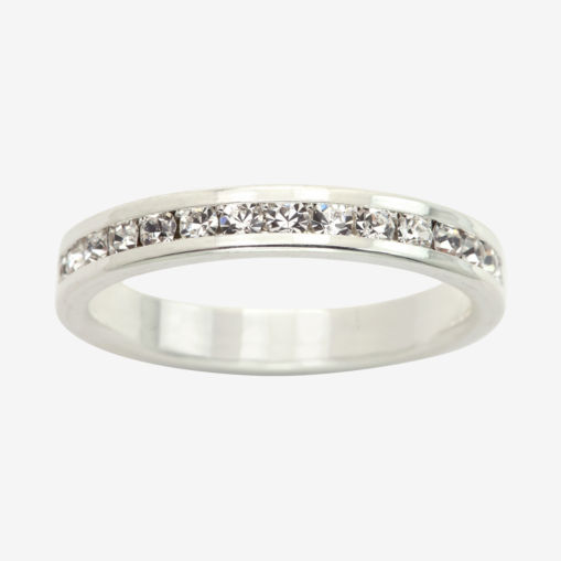 Anillo con detalles de cristal en el centro Sparkle Allure