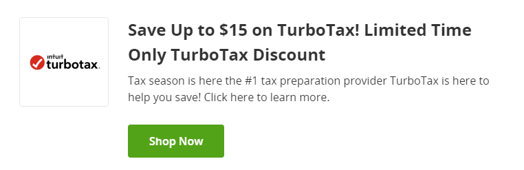 Cupón de $15 de descuento al adquirir TurboTax