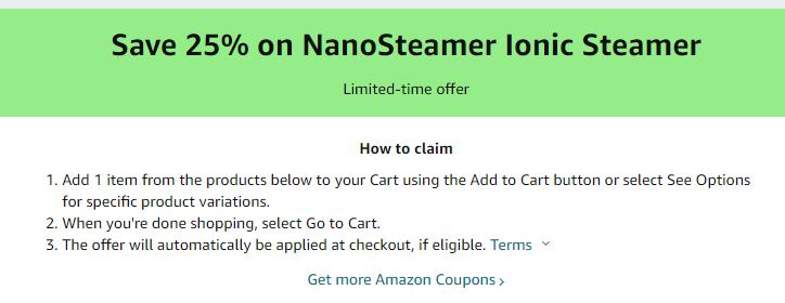 Cupón de 25% de descuento en sistema de limpieza facial en Amazon