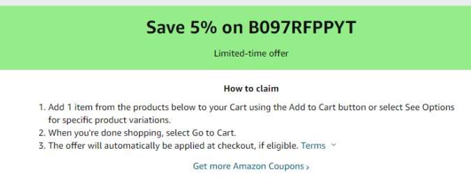 Cupón de 5% de descuento en cepillo de dientes eléctrico en Amazon