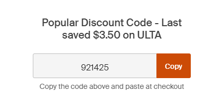 Cupón de descuento sorpresa de Ulta en Honey