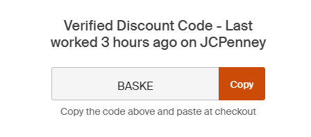 Cupón de descuento sorpresa en JCPenney