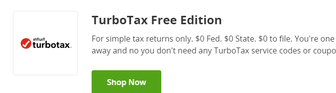 Cupón para el uso gratuito de TurboTax
