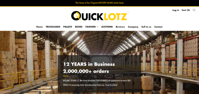 Página web de Quicklotz