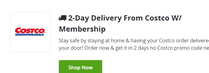 Promoción de envío gratuito en Costco de Groupon