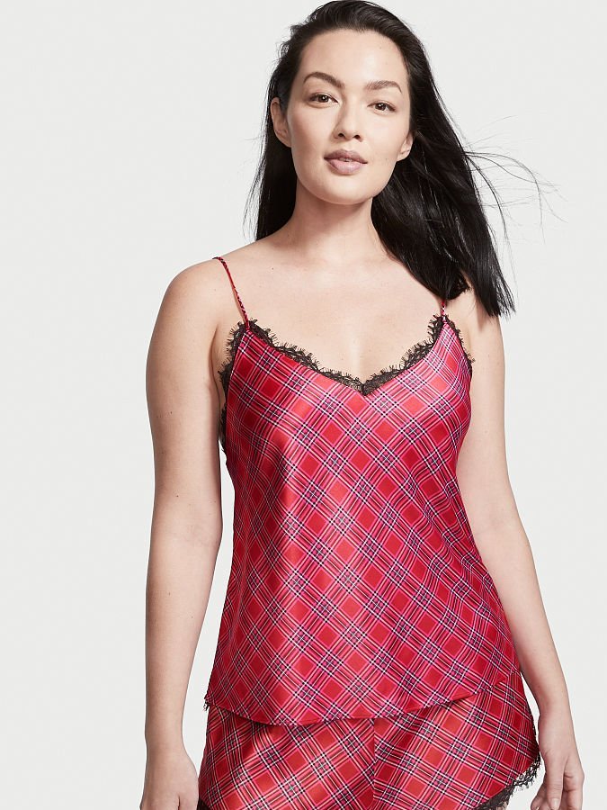 Conjunto para dormir con estampado a cuadros Victoria’s Secret