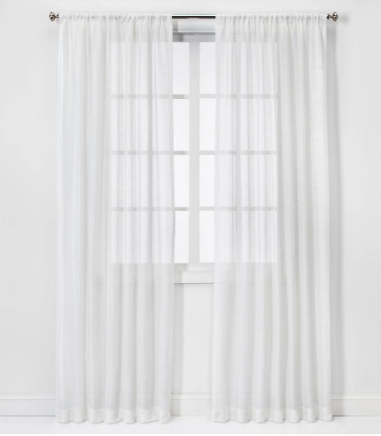 Cortinas ligeras blancas Project 62