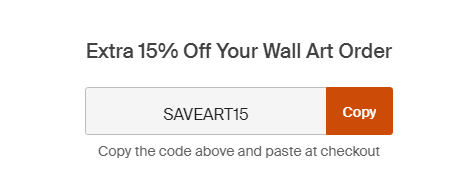 Cupón de 15% de descuento en pedidos de arte mural en The Home Depot de Honey