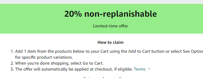 Cupón de 20% de descuento en toallas de mano de Amazon