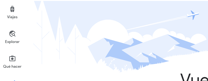 Página web de Google flights