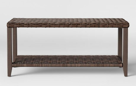 Mesa para exteriores con diseño tejido Threshold