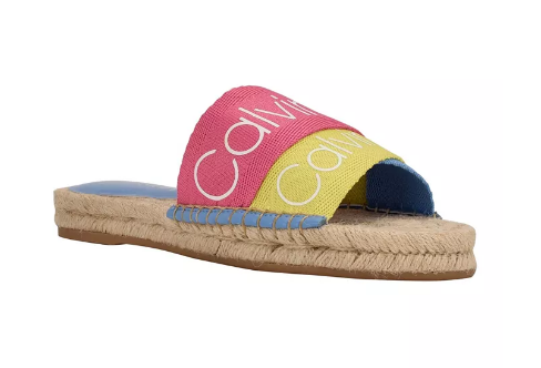 Sandalias para dama con estilo playero Calvin Clein