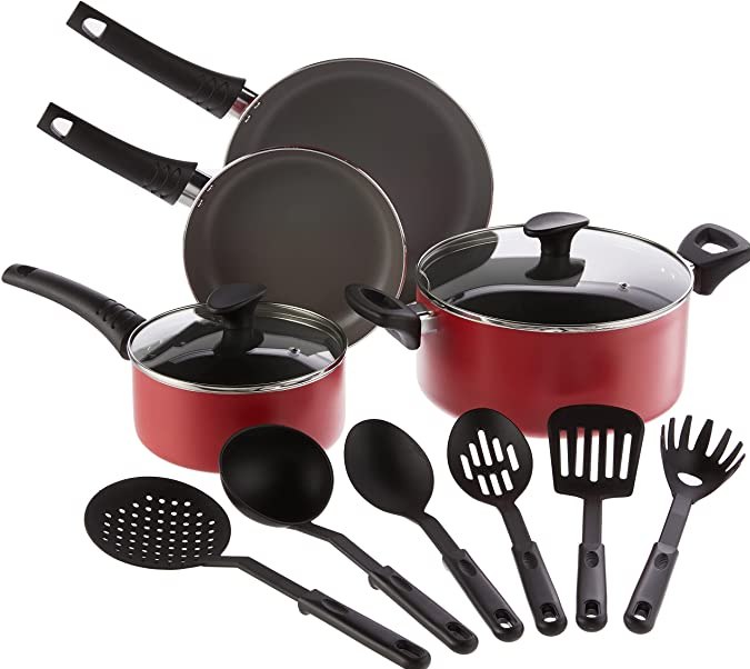 Batería de cocina de 12 piezas Bella