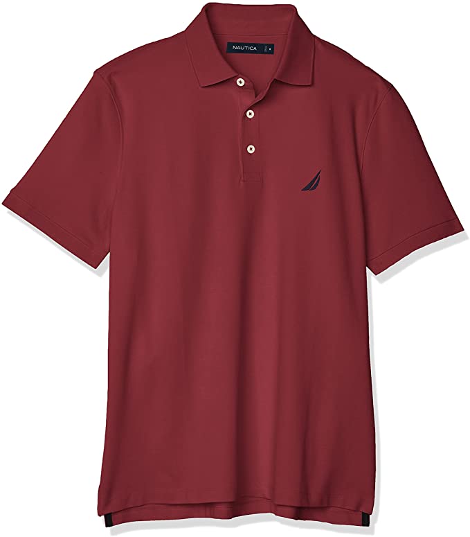 Chemise para caballeros vinotinto Nautica