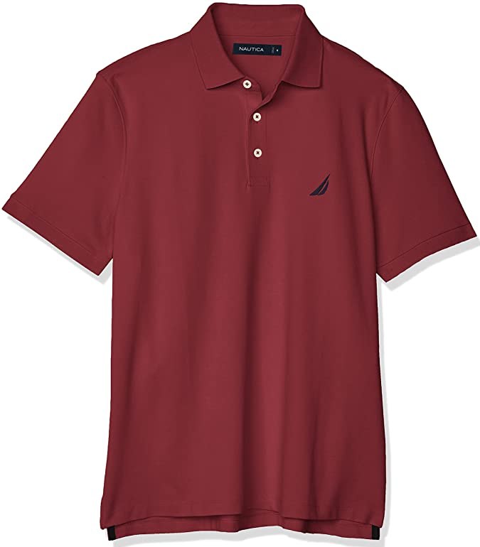 Chemise para caballeros vinotinto Nautica