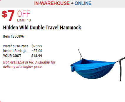 Hamaca para acampar Hidden Wold